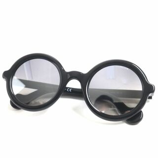 美品▽モンクレール Mrs Moncler ML0005 01B ロゴ金具 ミラーレンズ