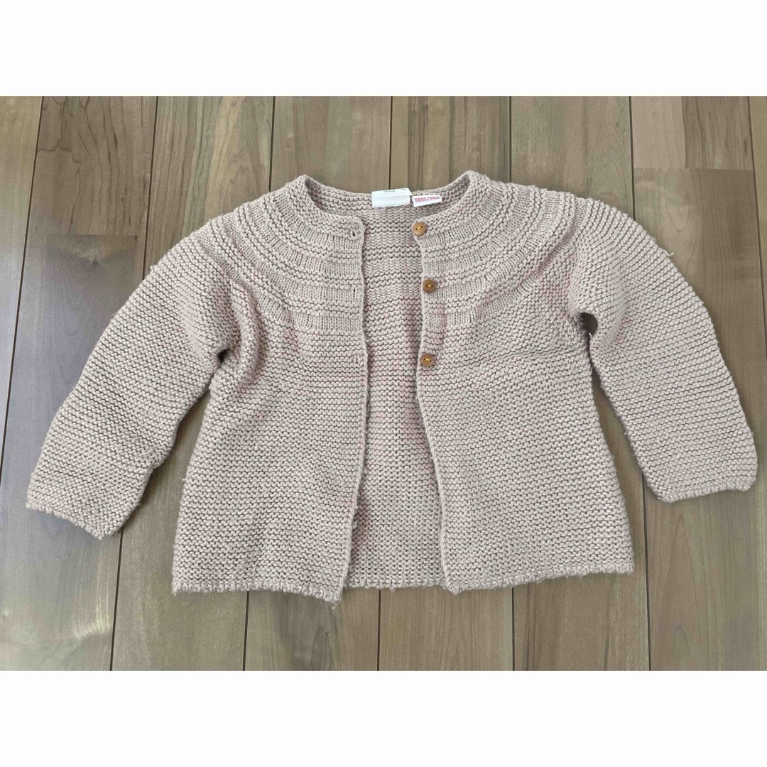 ZARA KIDS(ザラキッズ)のZARA ニットカーディガン キッズ/ベビー/マタニティのベビー服(~85cm)(カーディガン/ボレロ)の商品写真