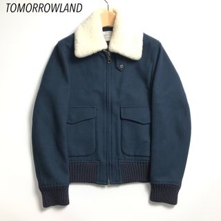 トゥモローランド(TOMORROWLAND)の良品　トゥモローランド　カシミア混　フライトジャケット　ブルゾン  メンズ　A2(ブルゾン)