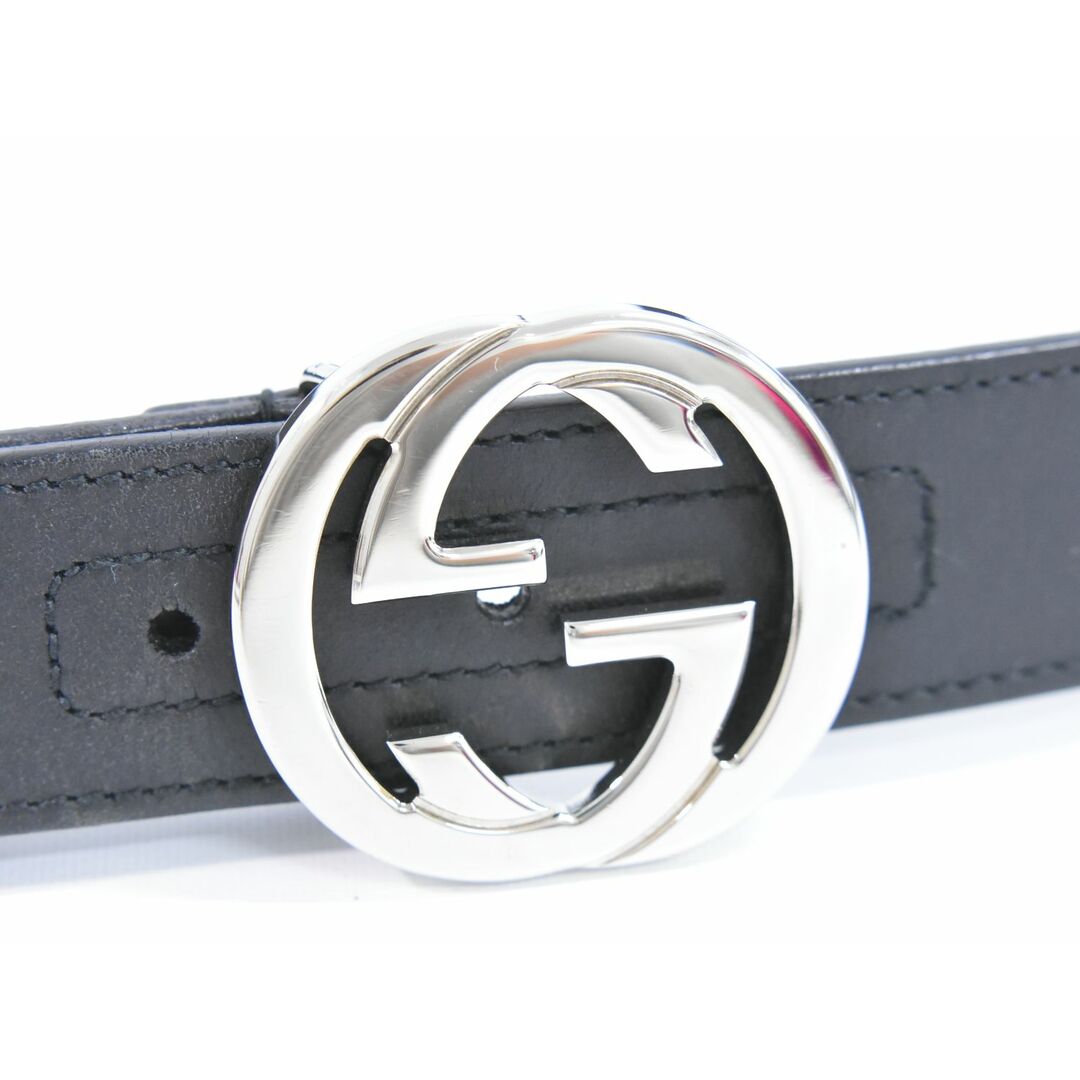 GUCCI - 本物 グッチ GUCCI インターロッキングG ベルト レザー GUCCI - 本物 グッチ GUCCI インターロッキングG ベルト レザー