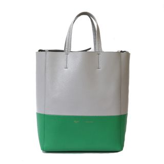 セリーヌ(celine)の【限界値下げ祭45-OF】  セリーヌ バーティカルカバ ハンドバッグ レザー グレー レディース  CELINE  中古 セリーヌ(ハンドバッグ)