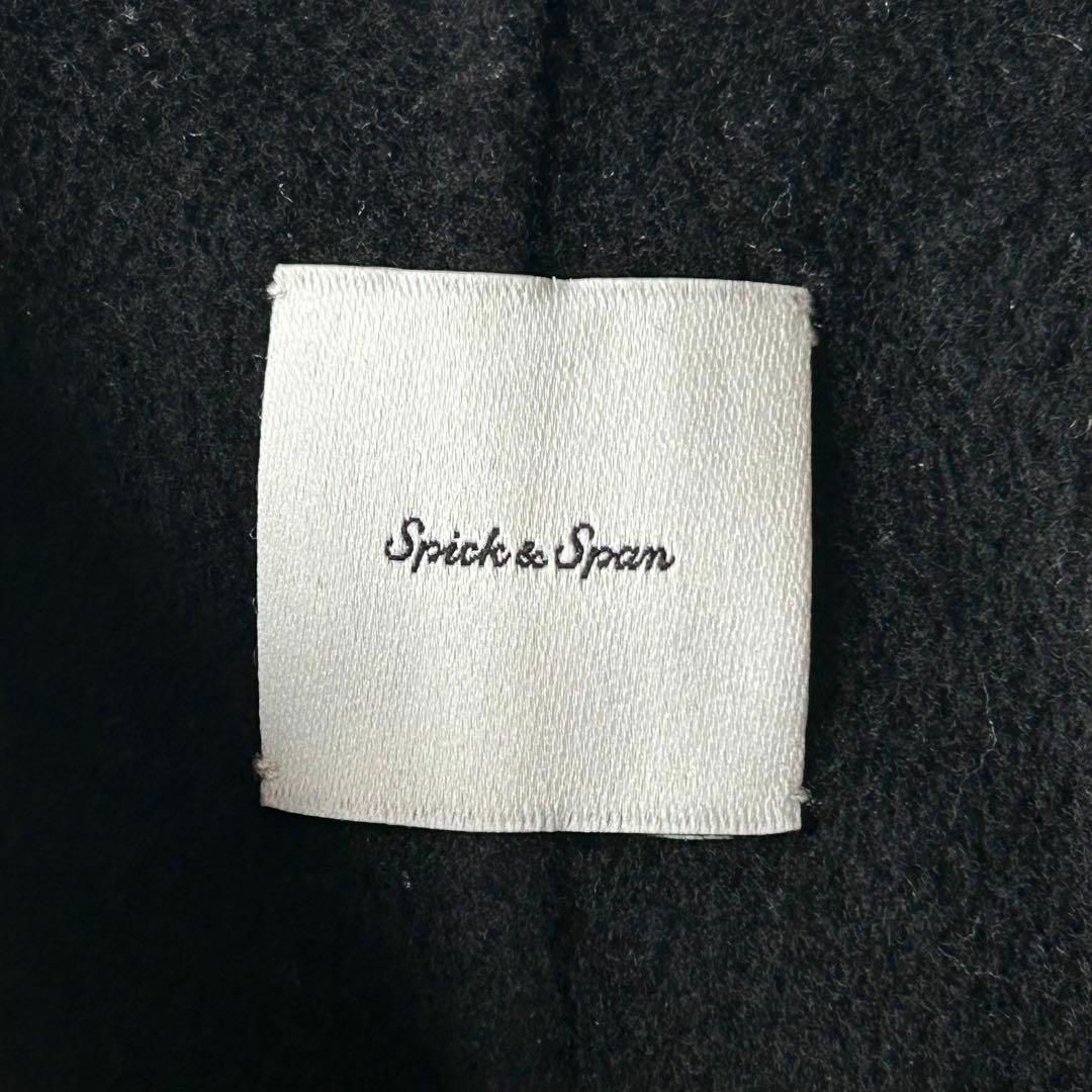 Spick & Span(スピックアンドスパン)の2022AW✨ スーパー160sテントラインショートコート　36 レディースのジャケット/アウター(ロングコート)の商品写真