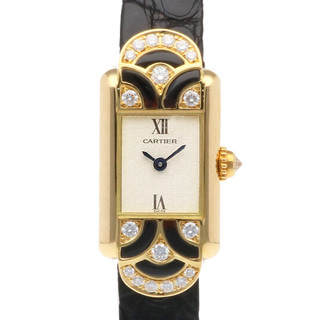 カルティエ(Cartier)の【限界値下げ祭40-OF】    カルティエ ミニタンク 腕時計 時計 K18 1361 レディース 中古(腕時計)