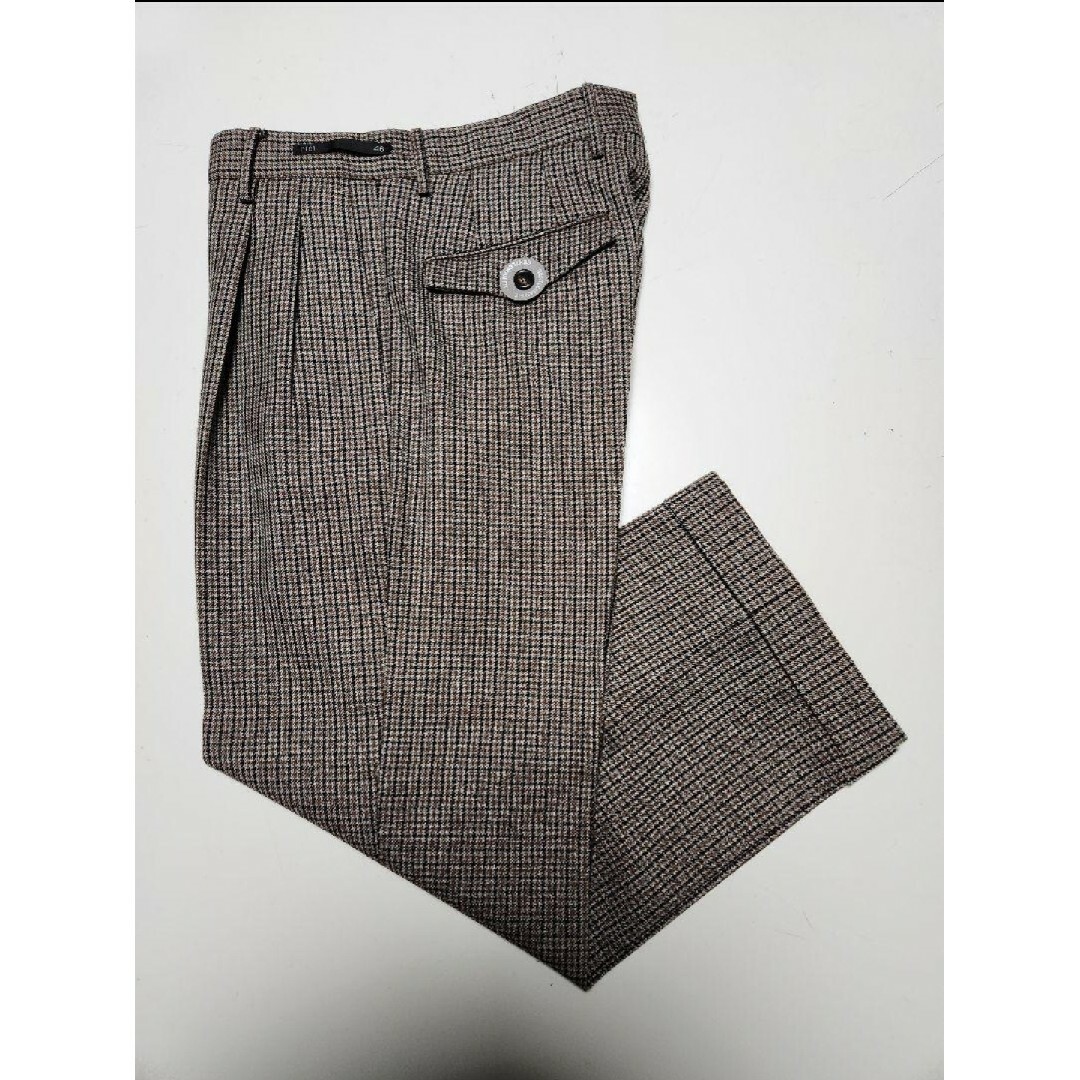 PT01 - 【新品】PT01 2p ラナウール ピンチェック 46 秋冬の通販 PT01 - 【新品】PT01 2p ラナウール ピンチェック 46 秋冬の通販