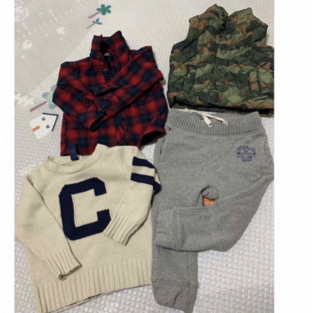 TOMMY HILFIGER(トミーヒルフィガー)の👶4点セットbaby80❤︎込2500円 キッズ/ベビー/マタニティのベビー服(~85cm)(パンツ)の商品写真