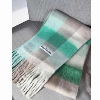 アクネストゥディオズ(Acne Studios)の【Acne Studios】アクネストゥディオズ　大判チェックマフラーショール　(マフラー/ショール)