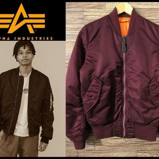 ジャケット/アウター希少 USA製 ALPHA INDUSTRIES.INC L-2B XS 紺