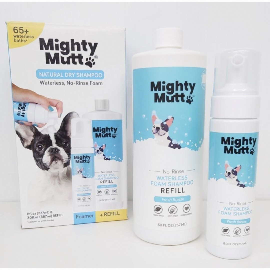 コストコ(コストコ)のMighty Mutt 犬用泡シャンプー ウォーターレス シニア犬 介護 その他のペット用品(犬)の商品写真