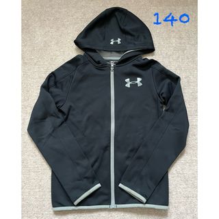 アンダーアーマー(UNDER ARMOUR)のアンダーアーマー　ジップパーカー　裏起毛　キッズ(ジャケット/上着)