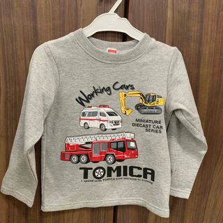 タカラトミー(Takara Tomy)の★トミカ　トレーナー　サイズ120 グレー(Tシャツ/カットソー)