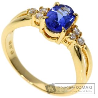 タサキ(TASAKI)のTASAKI サファイア ダイヤモンド リング・指輪 K18YG レディース(リング(指輪))