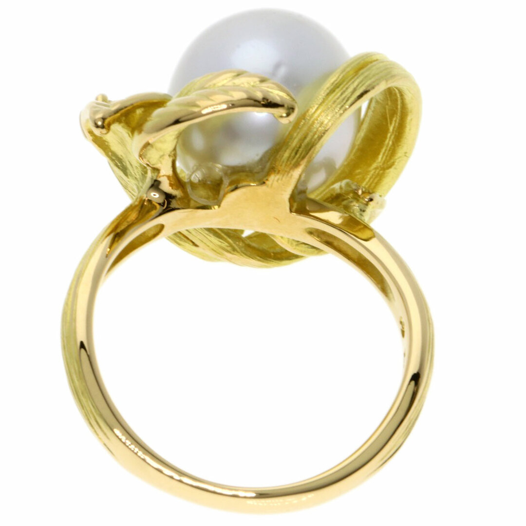 TASAKI(タサキ)のTASAKI パール 真珠 ダイヤモンド リング・指輪 K18YG レディース レディースのアクセサリー(リング(指輪))の商品写真