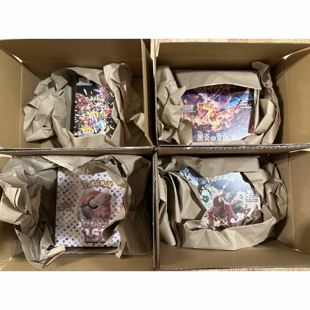 ポケモン(ポケモン)のポケモンカードゲーム　151、クレイバースト等　シュリンク付　BOXセット エンタメ/ホビーのトレーディングカード(Box/デッキ/パック)の商品写真