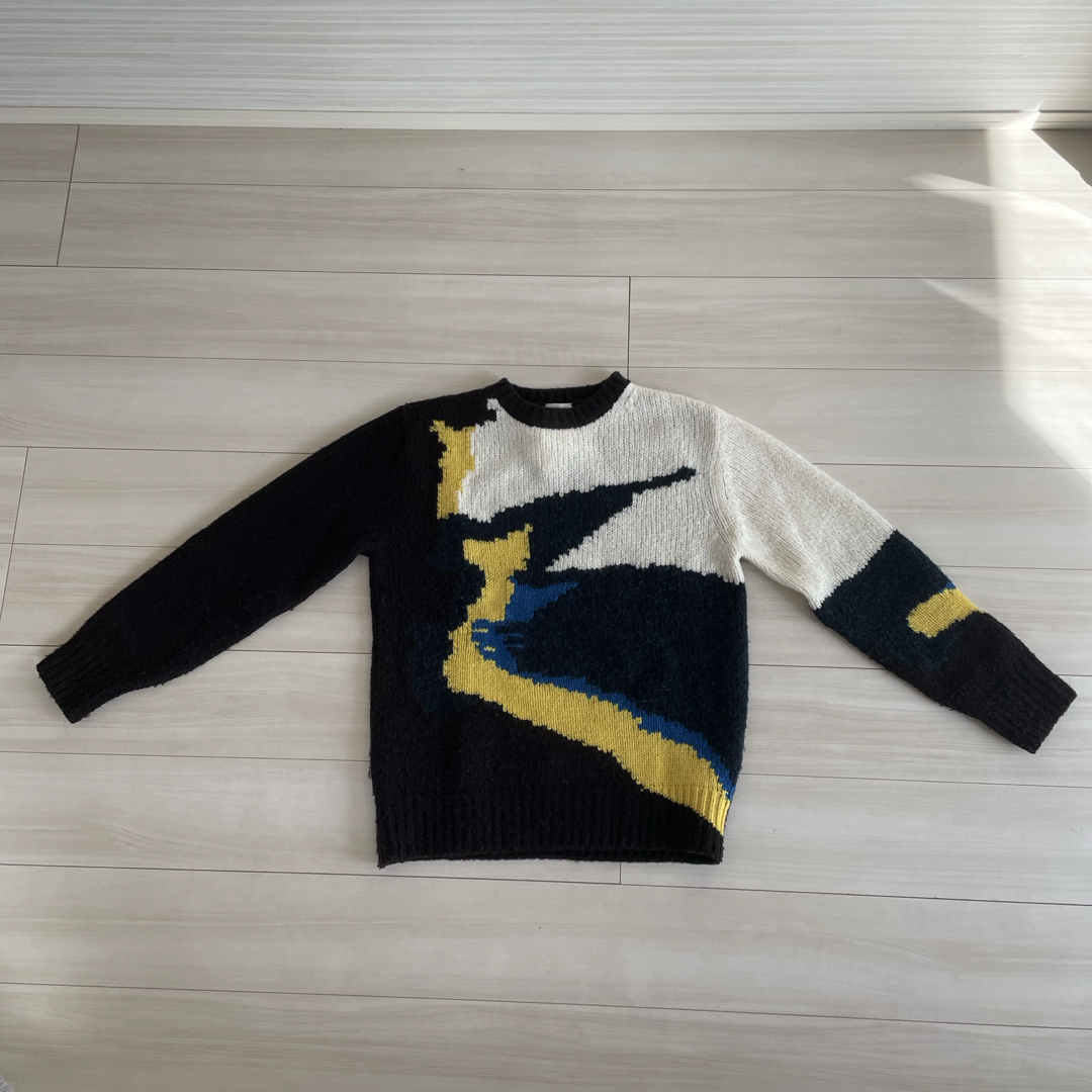 DRIES VAN NOTEN(ドリスヴァンノッテン)のDries Van Noten 21-22AW クルーネックニット美品 メンズのトップス(ニット/セーター)の商品写真