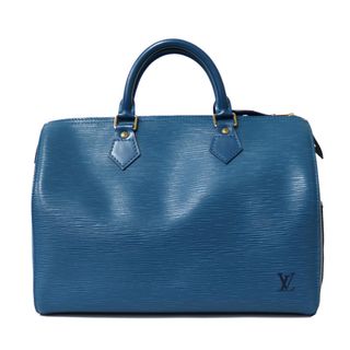 ルイヴィトン(LOUIS VUITTON)の【限界値下げ祭】     ルイヴィトン LOUIS VUITTON スピーディ30 エピ ハンドバッグ ブルー レディース 中古(ハンドバッグ)