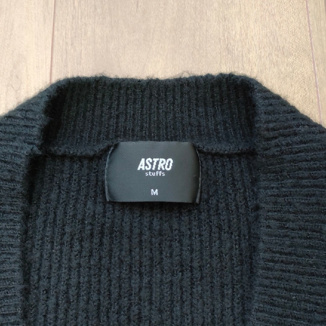 ASTRO Stuffs カーディガン 黒 Mサイズ エンタメ/ホビーのタレントグッズ(アイドルグッズ)の商品写真
