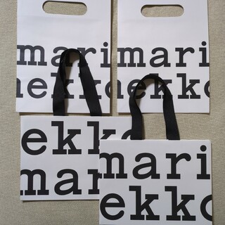 マリメッコ(marimekko)のmarimekko ショップ袋 2種4枚セット(ショップ袋)