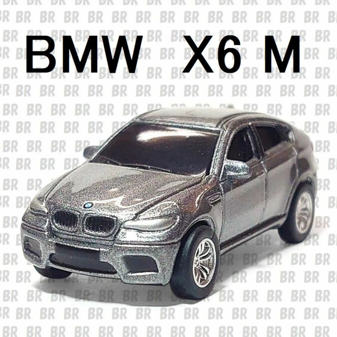 コカ・コーラ(コカコーラ)のミニカー　BMW　X6 M　ガンメタ　缶コーヒーおまけ エンタメ/ホビーのおもちゃ/ぬいぐるみ(ミニカー)の商品写真