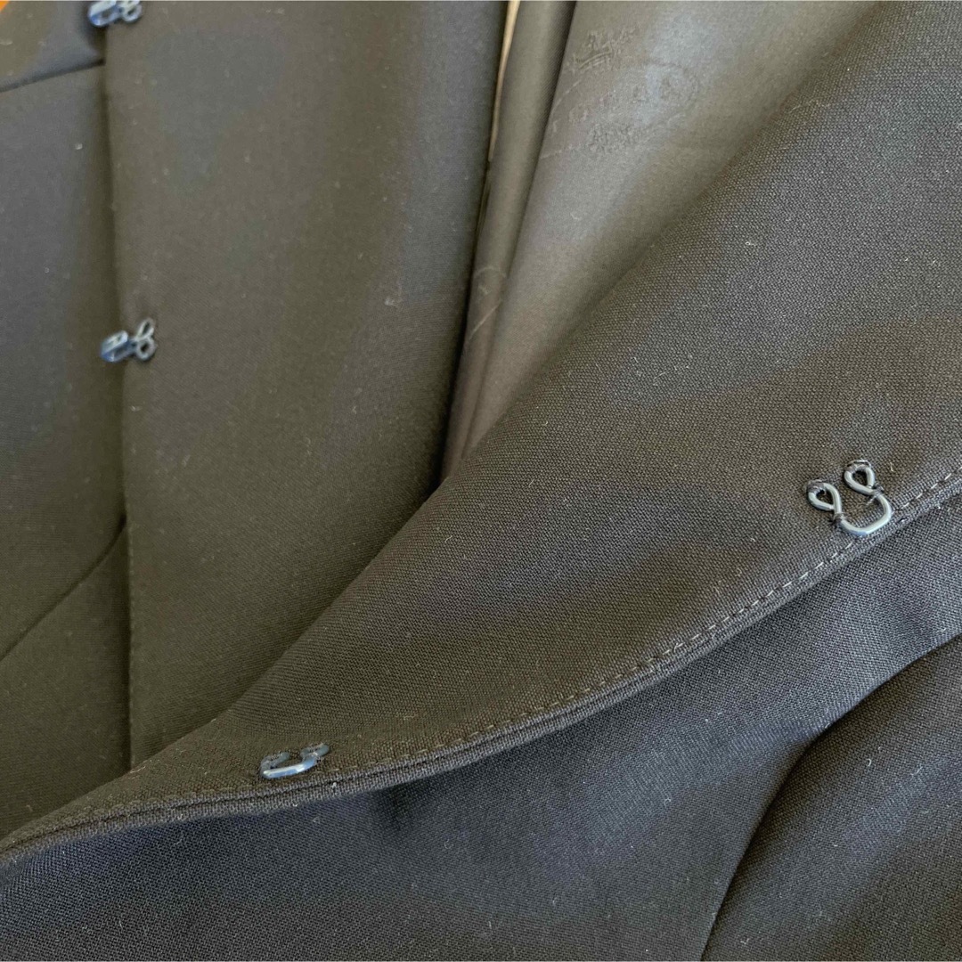 TOCCA(トッカ)のTOCCA 洗えるスーツ 6 L 11号 ノーカラージャケット 半袖ワンピース レディースのフォーマル/ドレス(スーツ)の商品写真