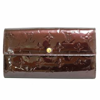 ルイヴィトン(LOUIS VUITTON)のルイヴィトン LOUIS VUITTON ポルトフォイユ サラ モノグラムヴェルニ 長財布 レディース 中古(財布)