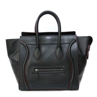 セリーヌ(celine)のセリーヌ CELINE ラゲージミニ ラゲージ ハンドバッグ ブラック レディース 中古(ハンドバッグ)