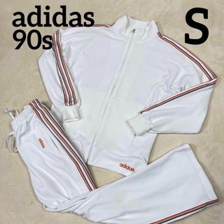 アディダス(adidas)の90s adidas マルチカラーストライプ　ジャージ　セットアップ　S(ジャージ)