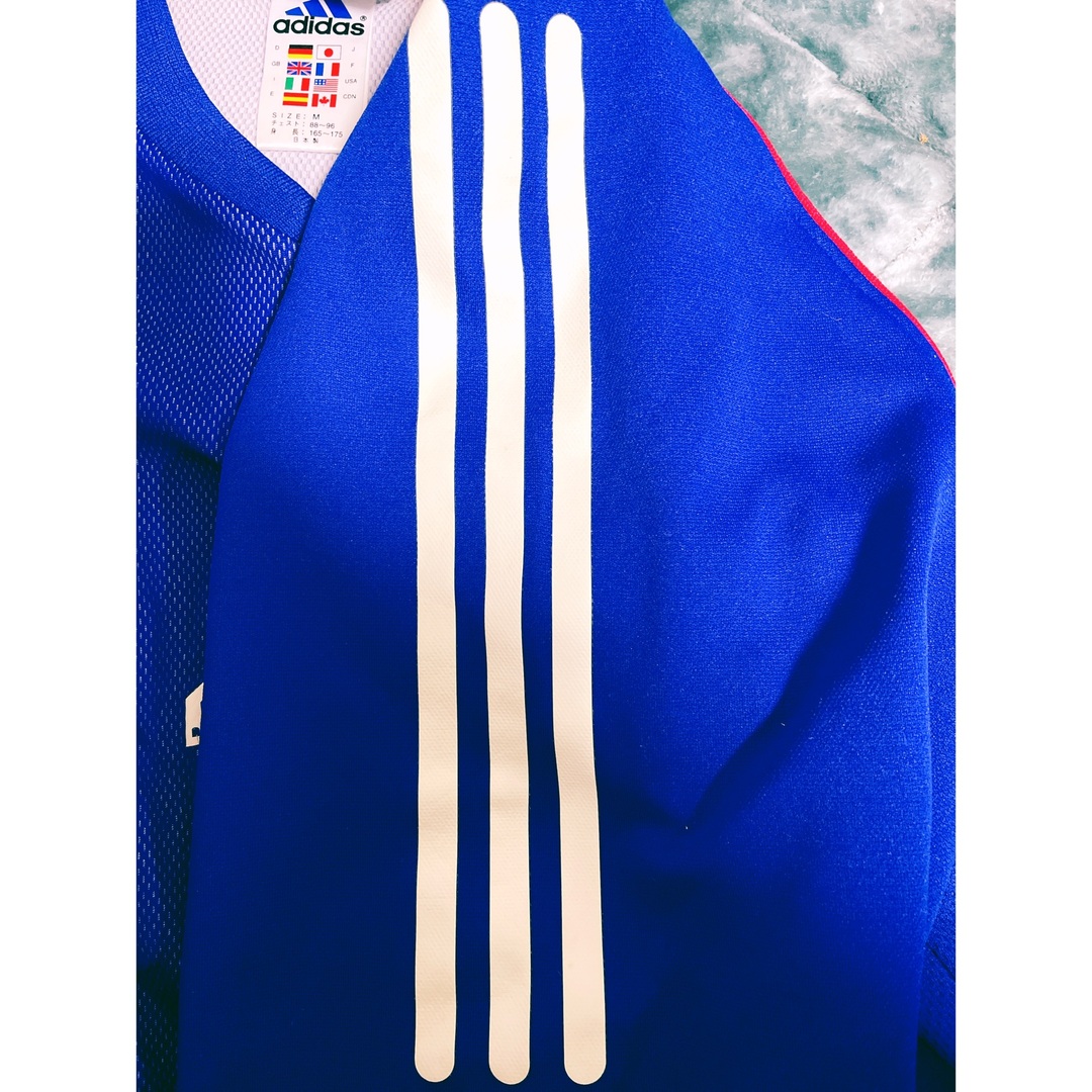 adidas(アディダス)の【希少品】中山雅史サッカー　日本代表　ユニフォーム　10番　日韓　サムライブルー スポーツ/アウトドアのサッカー/フットサル(ウェア)の商品写真