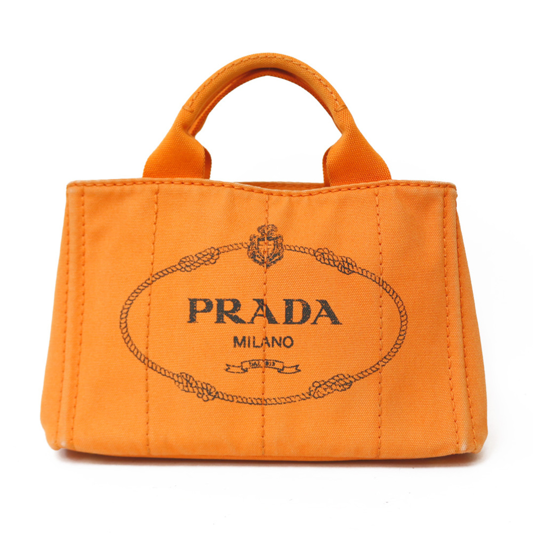 【限界値下げ祭7-OF】   プラダ PRADA カナパトート ハンドバッグ オレンジ レディース色褪せコーナー