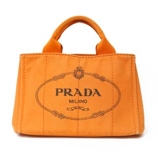 プラダ(PRADA)の【限界値下げ祭7-OF】      プラダ PRADA カナパトート ハンドバッグ オレンジ レディース 中古(ハンドバッグ)