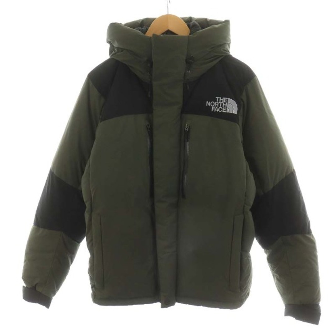 約46cm身幅THE NORTH FACE ダウンジャケット フード アウター L カーキ 黒