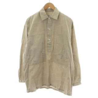 E.TAUTZ PULLOVER LINEMAN SHIRT S ベージュ(シャツ)