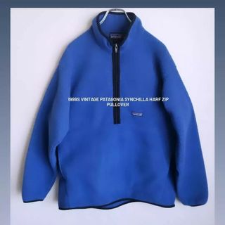 パタゴニア(patagonia)の1999s パタゴニア　シンチラ ハーフジップ プルオーバー フリースJK　L(その他)