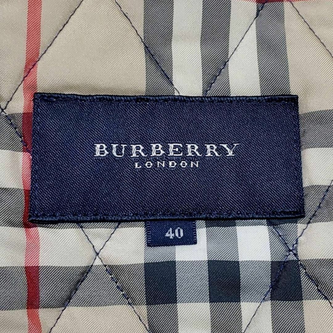 BURBERRY(バーバリー)の極美品 L バーバリー 中綿 キルティング ジャケット 紫 ノバチェック 40 レディースのジャケット/アウター(ブルゾン)の商品写真