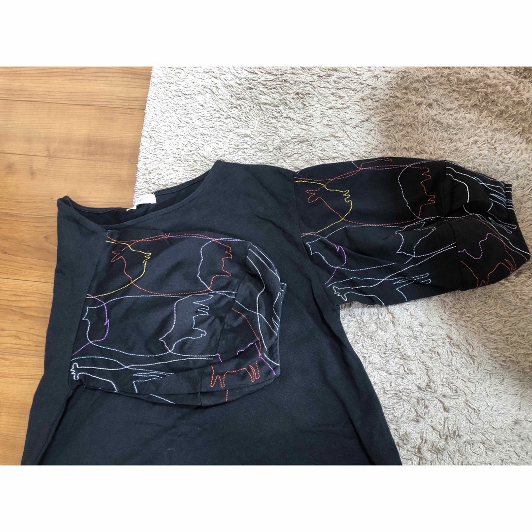 Design Tshirts Store graniph(グラニフ)のグラニフ　刺繍　トップス レディースのトップス(Tシャツ(半袖/袖なし))の商品写真