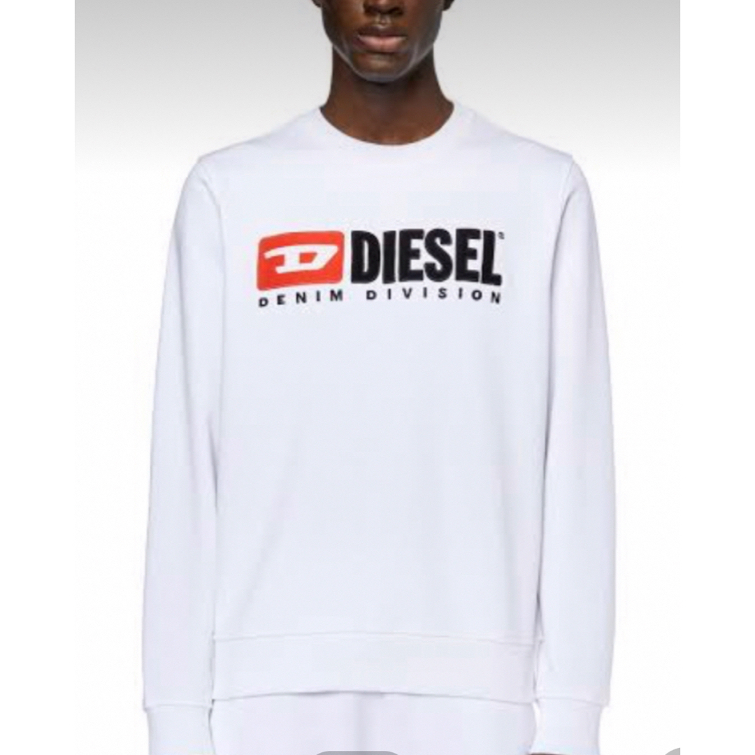 DIESEL(ディーゼル)の【美品】ディーゼル  DIESEL  スウェット（白） メンズのトップス(スウェット)の商品写真