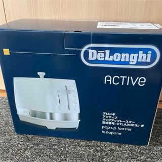 デロンギ(DeLonghi)の新品☆デロンギ アクティブポップアップトースター 白ホワイト CTLA2003J(調理機器)