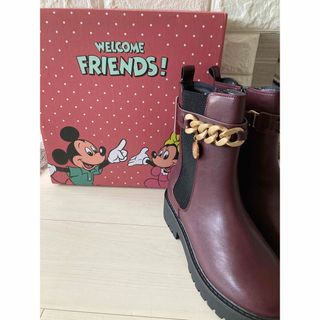 ディズニー(Disney)のDisney ミッキー＆ミニー　ブーツ新品(ブーツ)