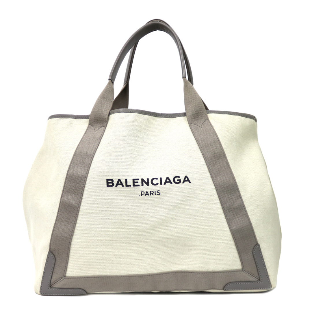 Balenciaga(バレンシアガ)の【限界値下げ祭】     バレンシアガ BALENCIAGA ネイビーカバ　M ネイビーカバ ショルダーバッグ ベージュ レディース 中古 レディースのバッグ(ショルダーバッグ)の商品写真