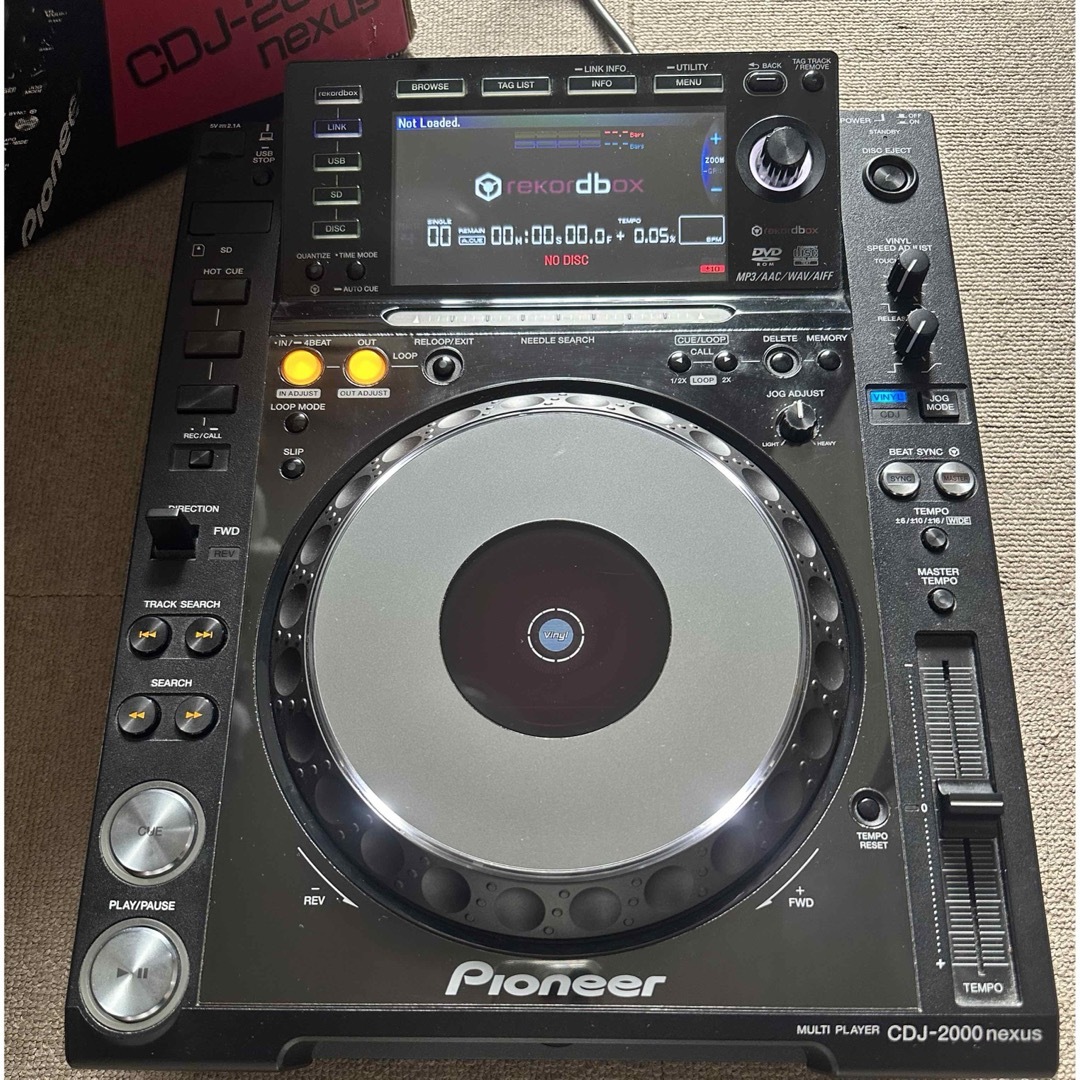 Pioneer(パイオニア)の❶CDJ2000Nexus PioneerDJ CDJ2000NXS 楽器のDJ機器(CDJ)の商品写真