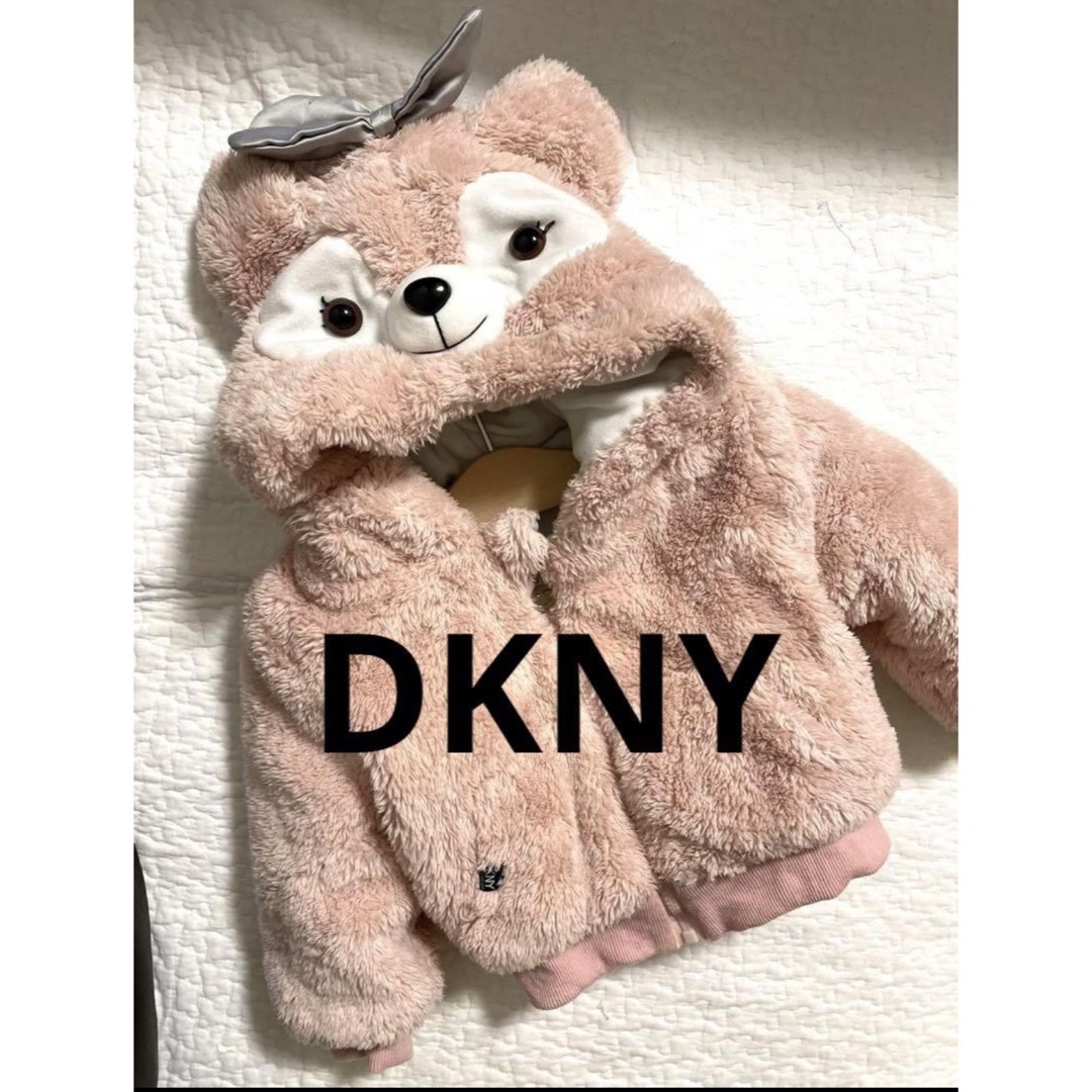 DKNY(ダナキャランニューヨーク)の☆DKNY☆シェリーメイ　ボアジャケット キッズ/ベビー/マタニティのベビー服(~85cm)(ジャケット/コート)の商品写真