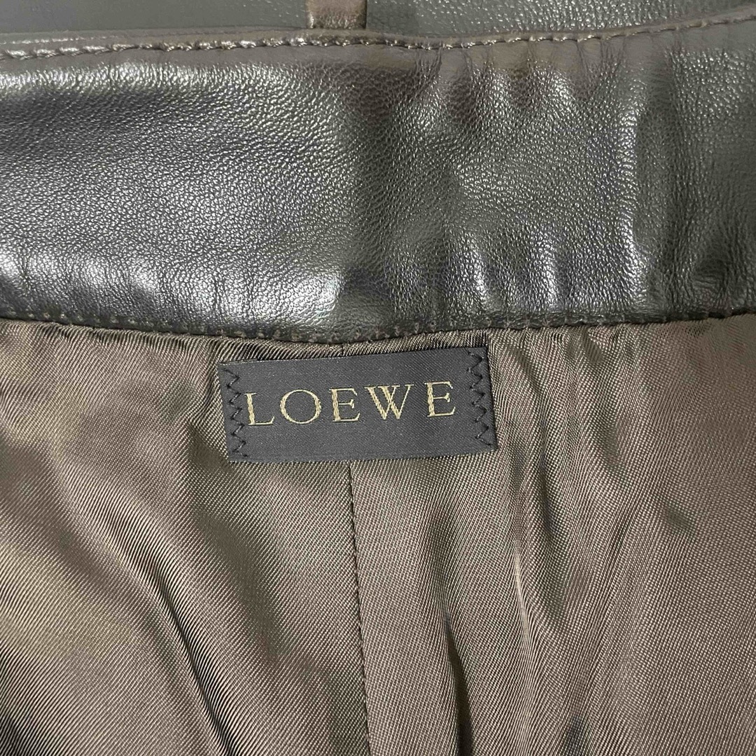 LOEWE(ロエベ)のロエベ　オールシーズン　ラム　羊皮　レザーパンツ　パンツ　レザー　ユニセックス メンズのパンツ(その他)の商品写真