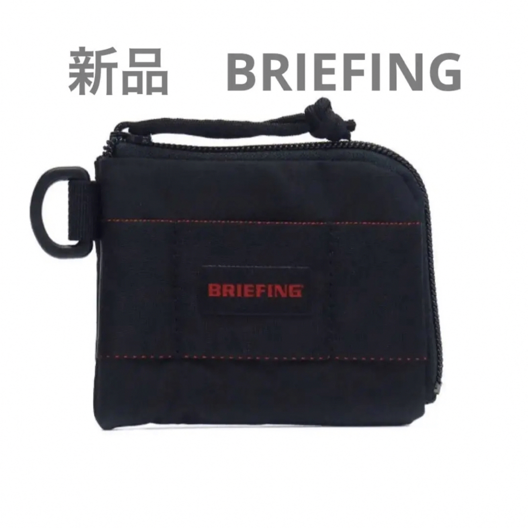 BRIEFING(ブリーフィング)の新品 BRIEFING COIN PURSE MW BLACK ブラック 黒 メンズのファッション小物(コインケース/小銭入れ)の商品写真
