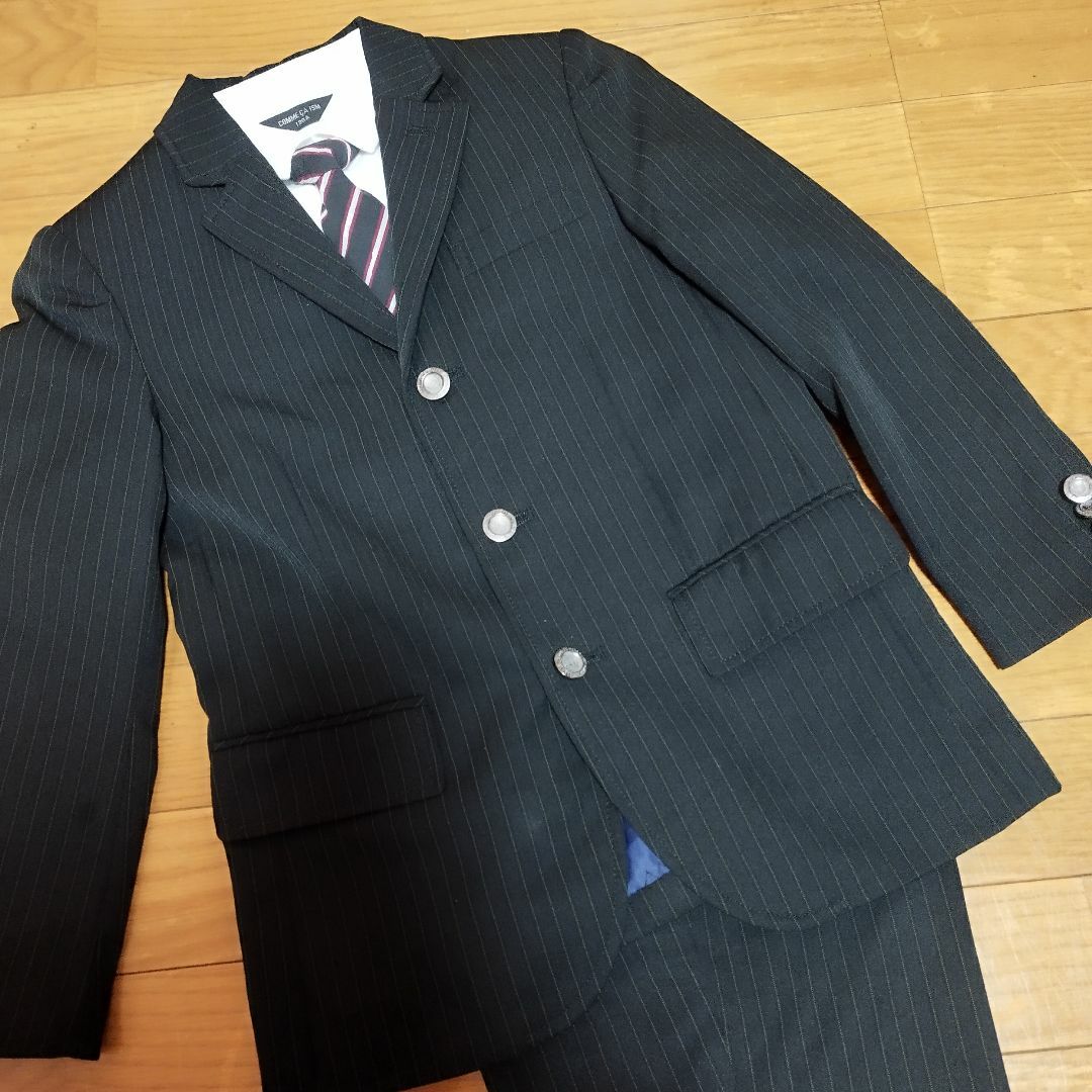 HIROMICHI NAKANO(ヒロミチナカノ)の美品 130　ヒロミチナカノ 入学式フォーマルスーツ 卒園式礼服式服コムサイムズ キッズ/ベビー/マタニティのキッズ服男の子用(90cm~)(ドレス/フォーマル)の商品写真