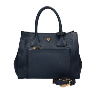 プラダ(PRADA)の【限界値下げ祭】 プラダ PRADA VIT DAINO ハンドバッグ BLUETTE レディース 中古(ハンドバッグ)