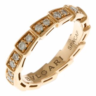 ブルガリ(BVLGARI)の【限界値下げ祭1-OF】 ブルガリ BVLGARI セルペンティ リング 指輪 12号 18金 ダイヤモンド レディース 中古(リング(指輪))