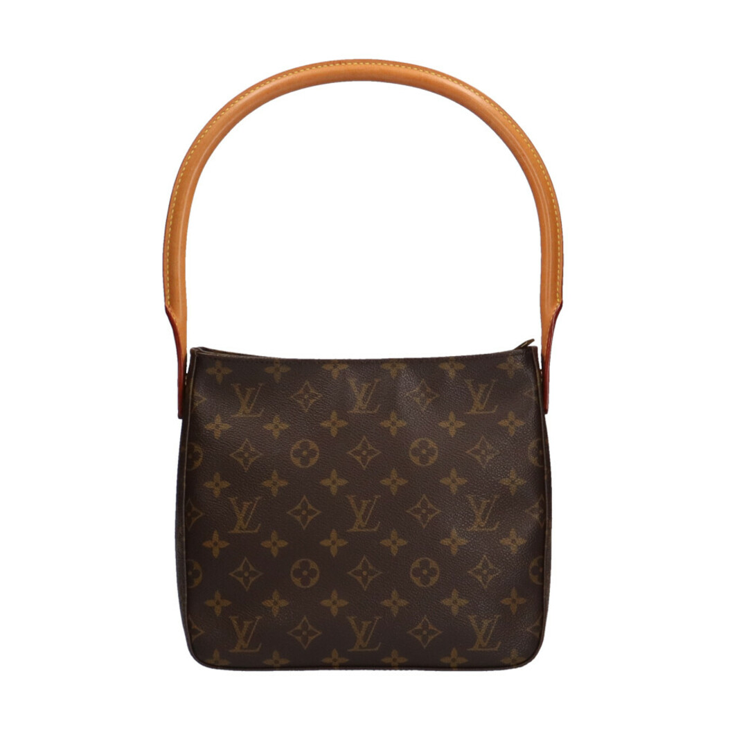 ルイヴィトン LOUIS VUITTON ルーピングMM モノグラム ショルダーバッグ モノグラムキャンバス ブラウン レディース開閉式