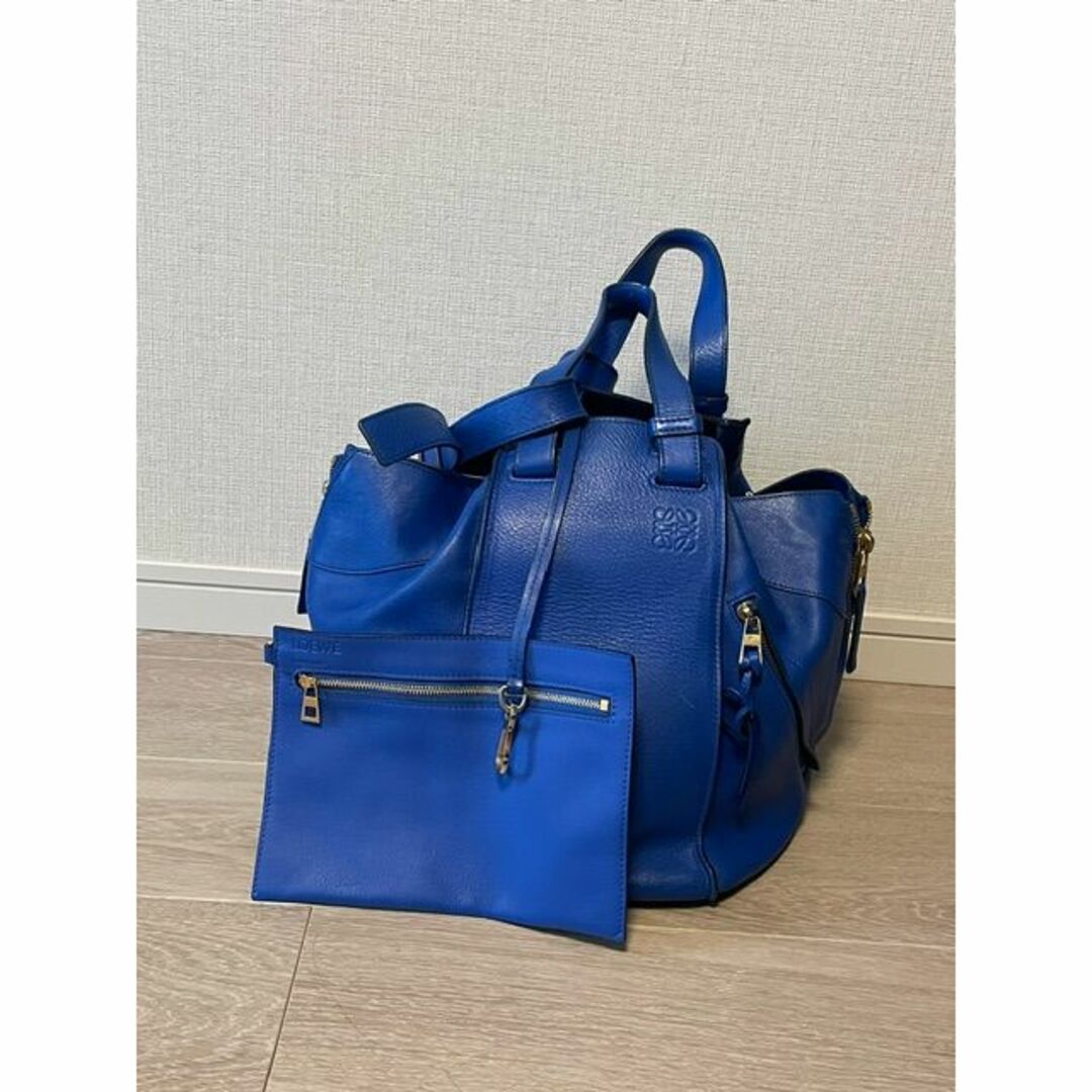 LOEWE(ロエベ)のLOEWE ロエベ ハンモック ハンドバッグ トートバッグ アナグラム ポーチ付 レディースのバッグ(ショルダーバッグ)の商品写真