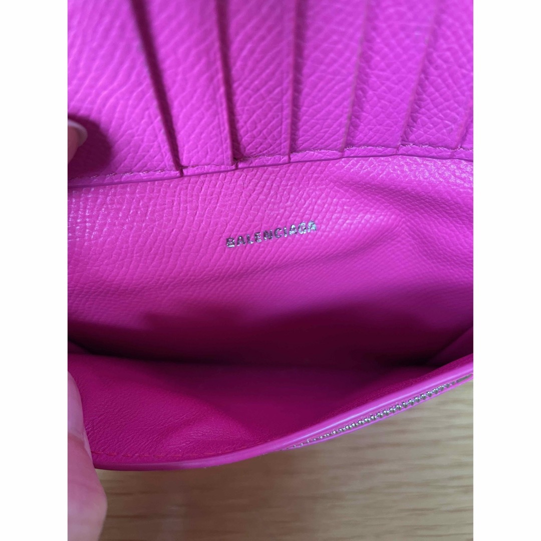 Balenciaga(バレンシアガ)のBALENCIAGA 二つ折り財布 ピンク　小銭入れ　 レディースのファッション小物(財布)の商品写真