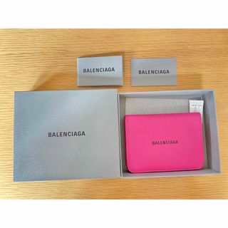 バレンシアガ(Balenciaga)のBALENCIAGA 二つ折り財布 ピンク　小銭入れ　(財布)