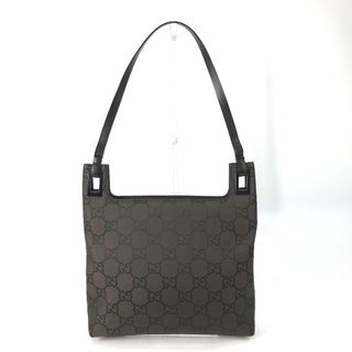 グッチ(Gucci)のグッチ GUCCI 001.3099 GG ハンドバッグ カバン ショルダーバッグ 肩掛け トートバッグ ナイロン/レザー ブラウン(トートバッグ)